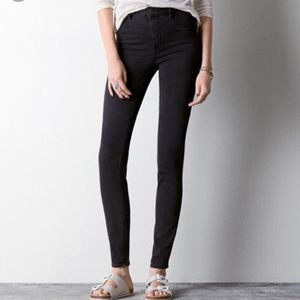 High Waisted Black Jeans